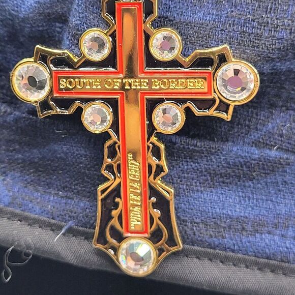 South of the Border Viva La Cruz Cross Hat 8.5in diameter - Picture 2 of 7